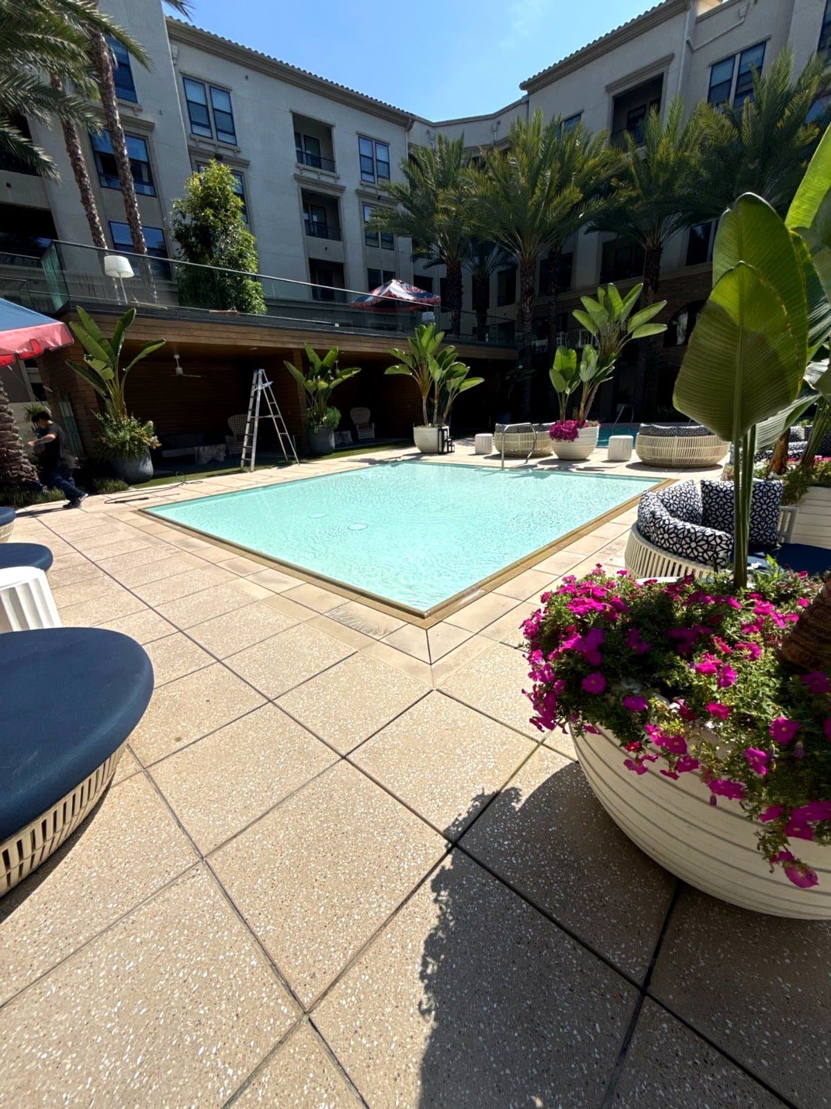 repairing pools